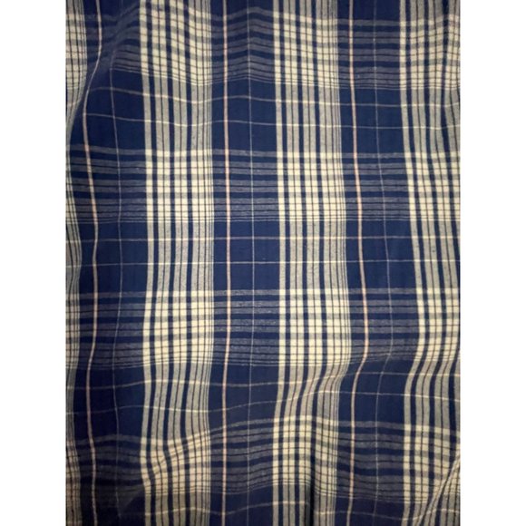 Wrangler Twenty X Shirt Mens 2XT Tall Used Blue Plaid Button Down - Picture 6 of 12